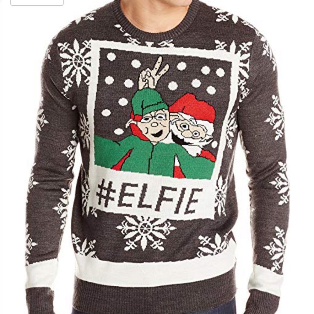 Unisex #Elfie ugly Christmas sweater